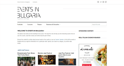 Desktop Screenshot of eventsinbulgaria.com